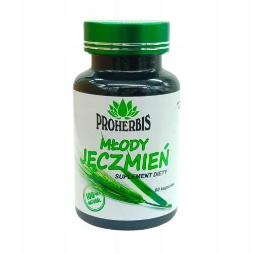 Proherbis Young barley, digestive system, vitality, 60 capsules