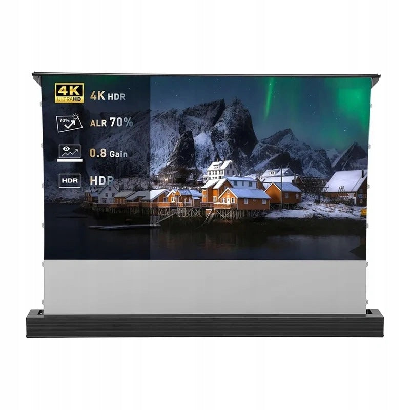 Projection Screen BLITZWOLF 84 Cali Electric ALR 4K 16:9 Floor Rising