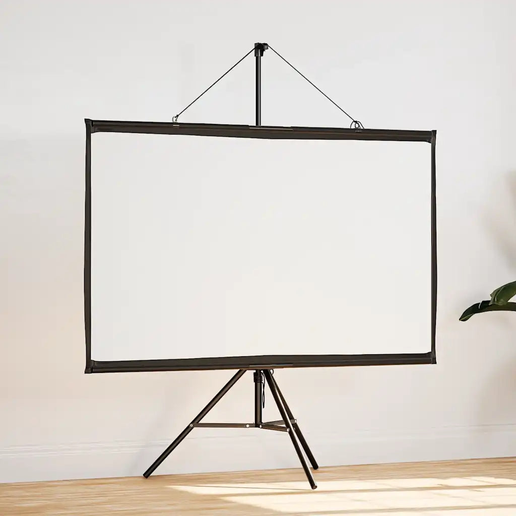 Projection screen 163x98 cm matt white with tripod 72" 16:9 Model G09V