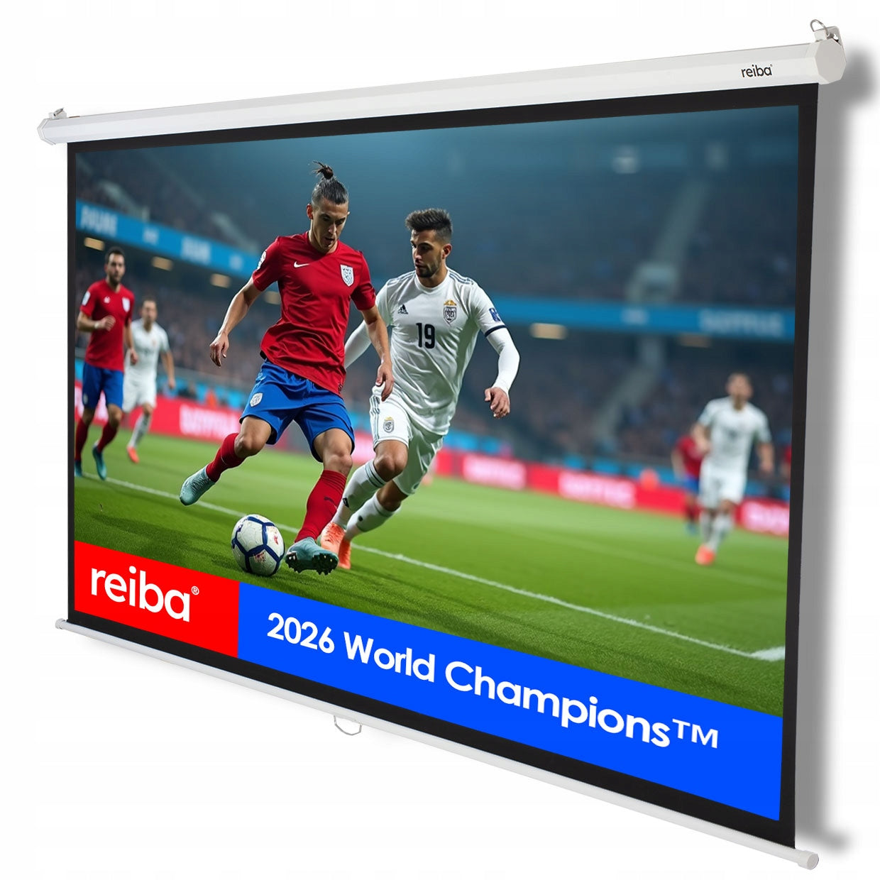 Projection screen 220x165 cm for hanging 108 inches
