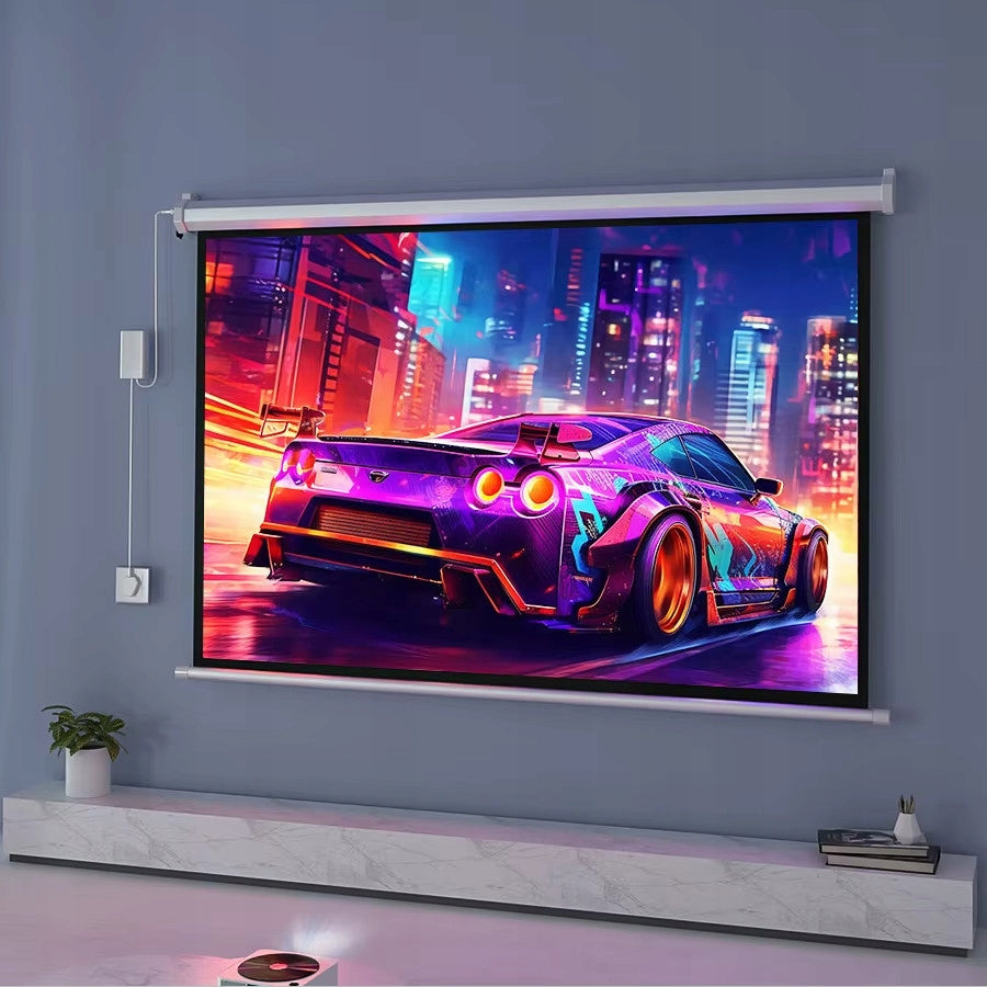 Projection screen Evander 100 inches automatic wall/ceiling