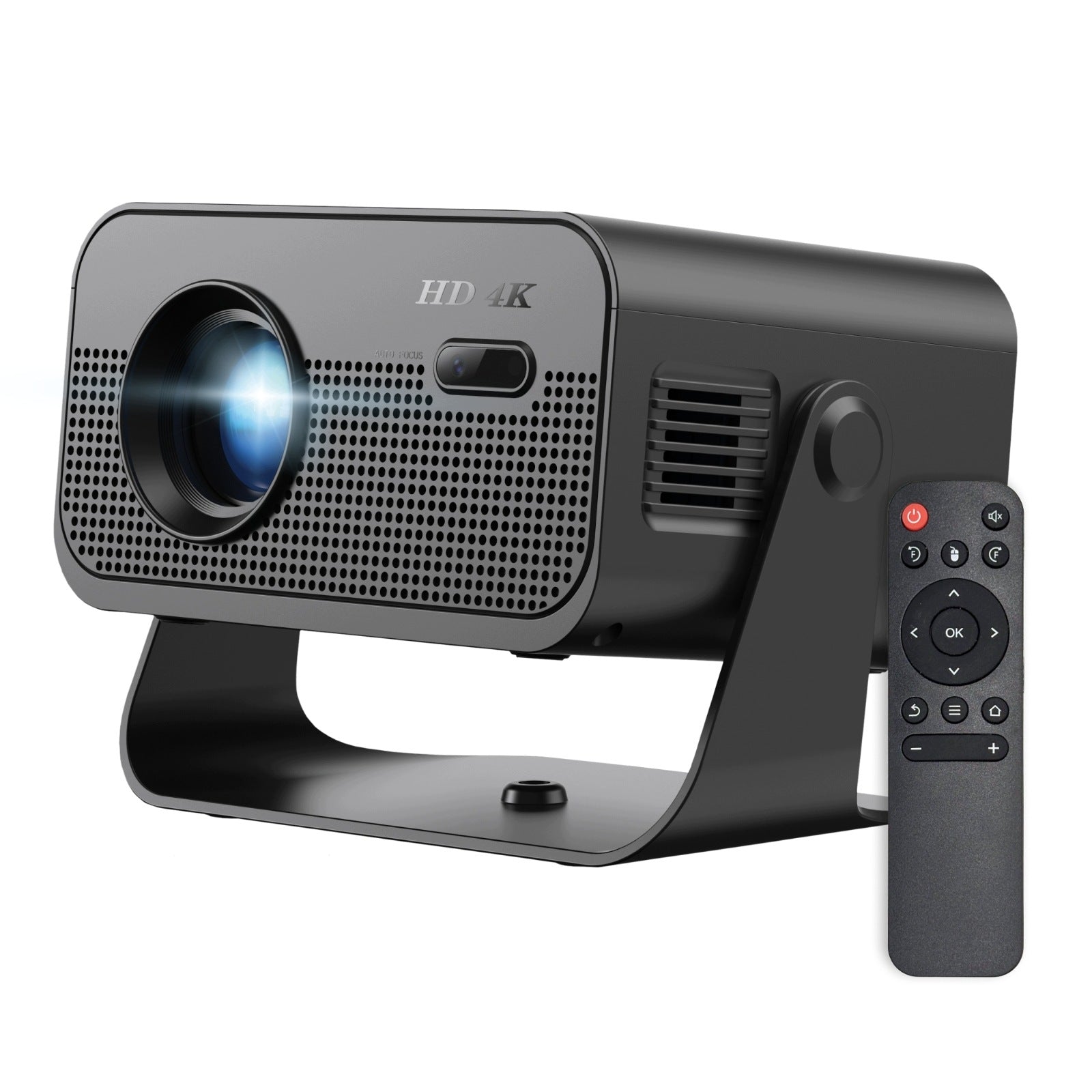 Projector 4K UHD WiFi Bluetooth Android Speaker Remote Control USB AUX HDMI Packaging status original
