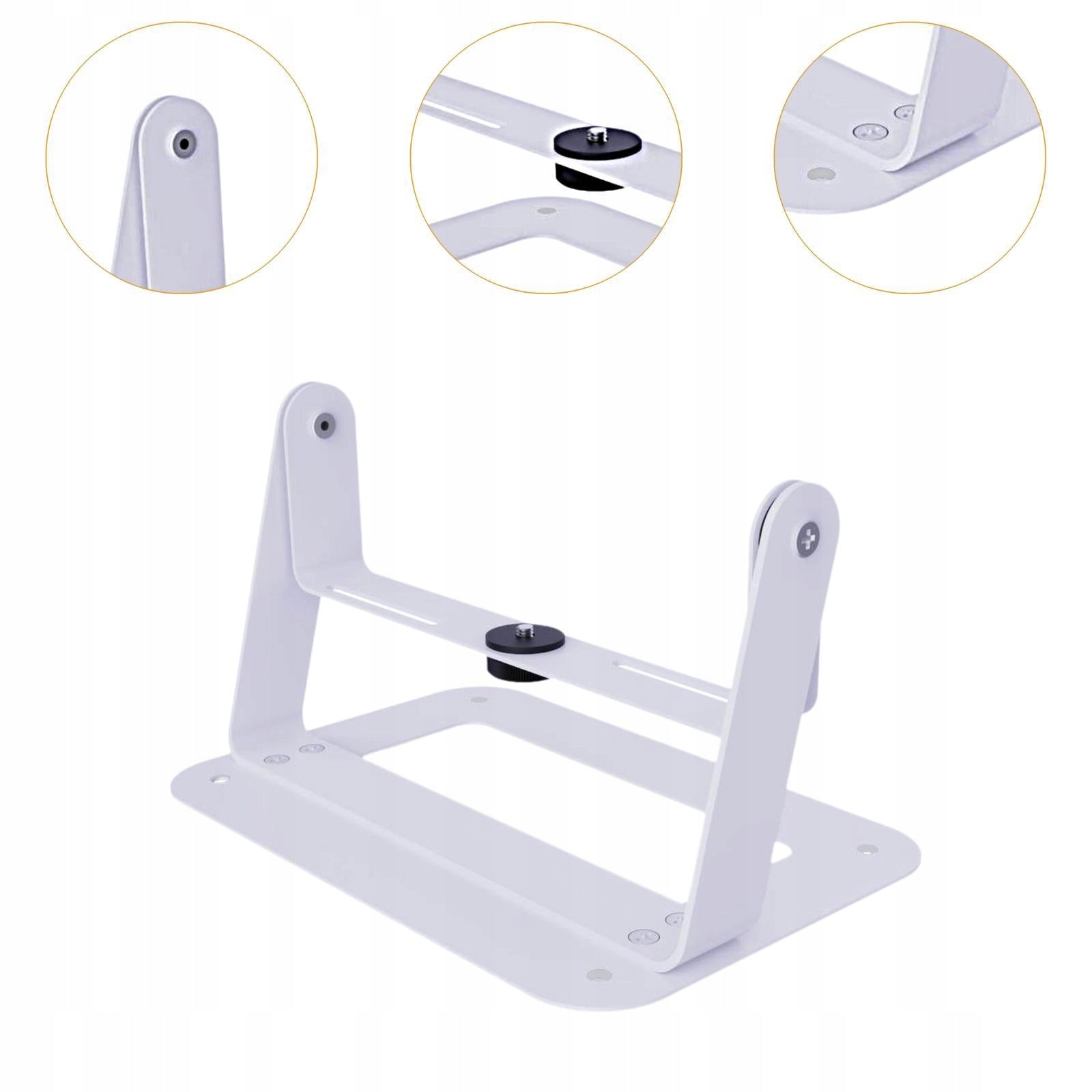 Projector Holder Bedroom 360 Degrees Rotation Bedside Projector Mount white Model Portable Projector Stand