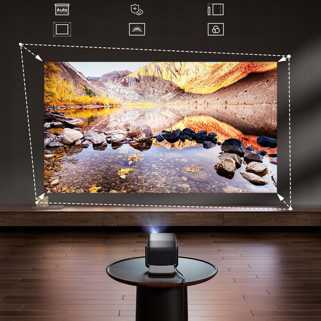 Projector JMGO N1S Ultra 4K (3840x2160), 3000 ANSI lumen, Wi-Fi, Bluetooth Manufacturer code J92-5D5