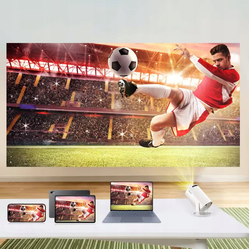 Projector LED FULL HD SMART TV 4K WIFI Android ILLUMO HY300 PRO+ Packaging status original