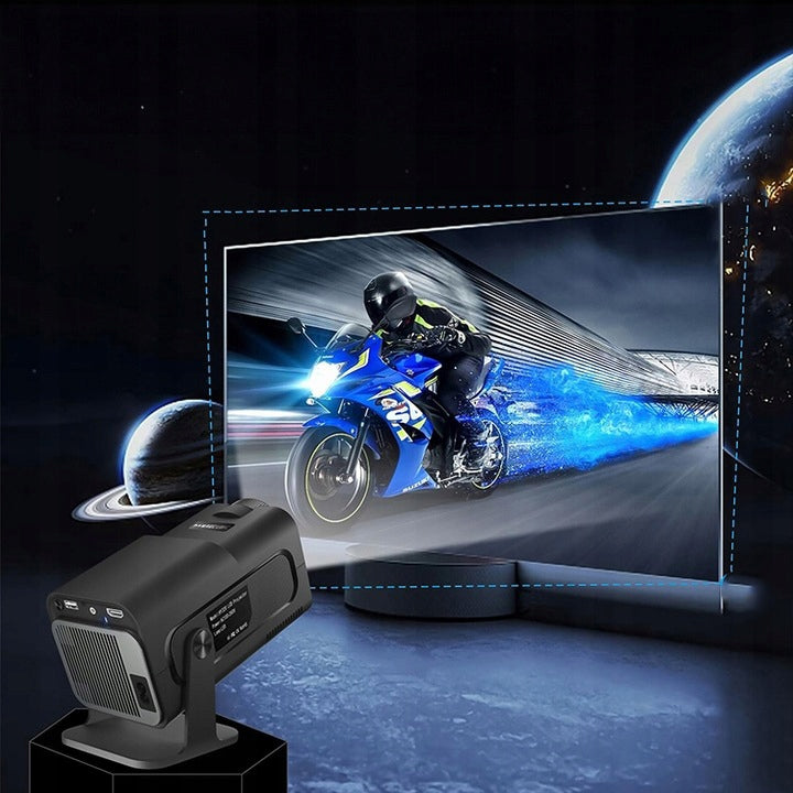 Projector LED HY320 4K Android Smart TV WiFi Projector Speaker 150" Packaging status original