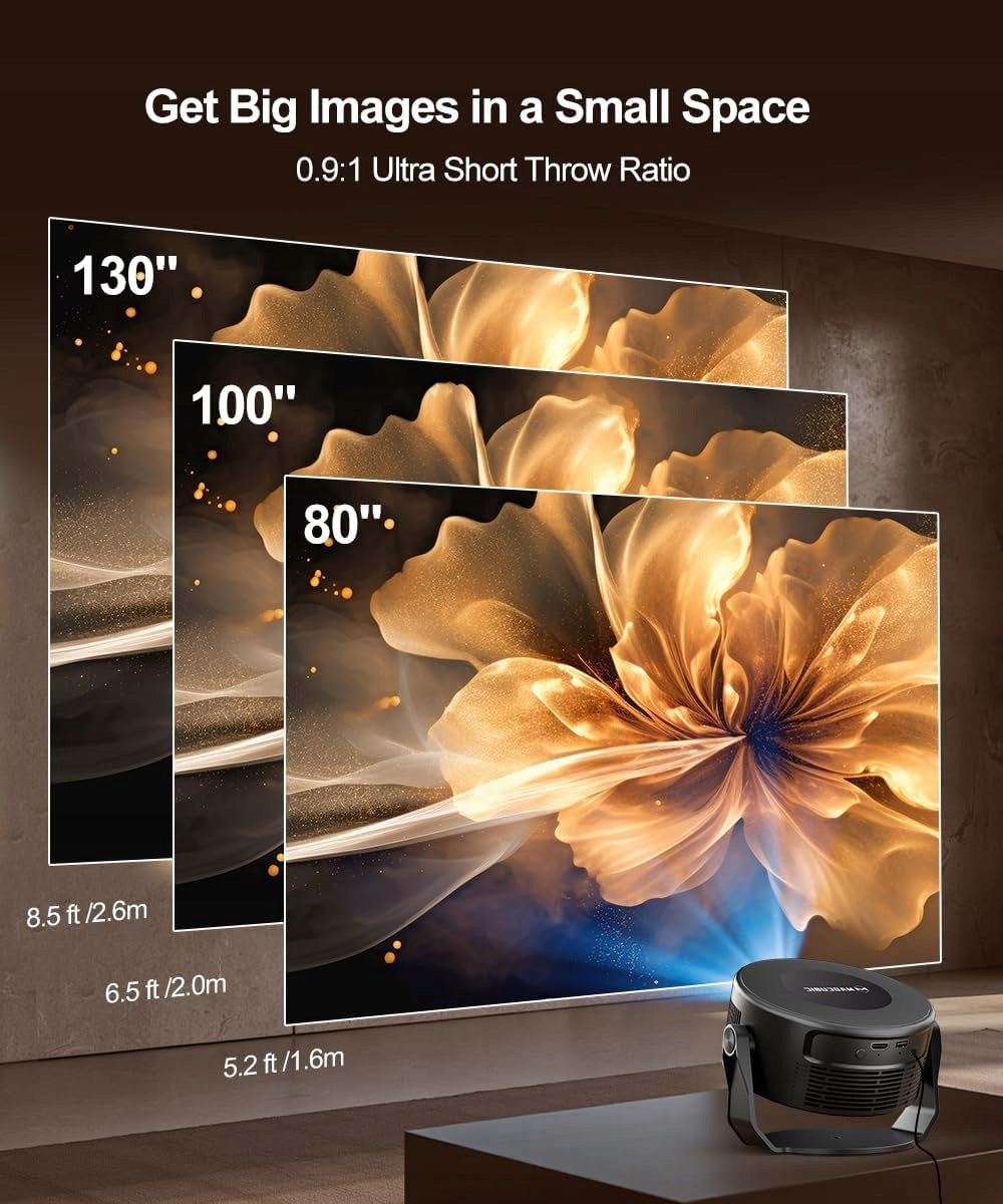 Projector Magcubic HY300Max Android 14,Bluetooth 5.4, Keystone, Packaging status original