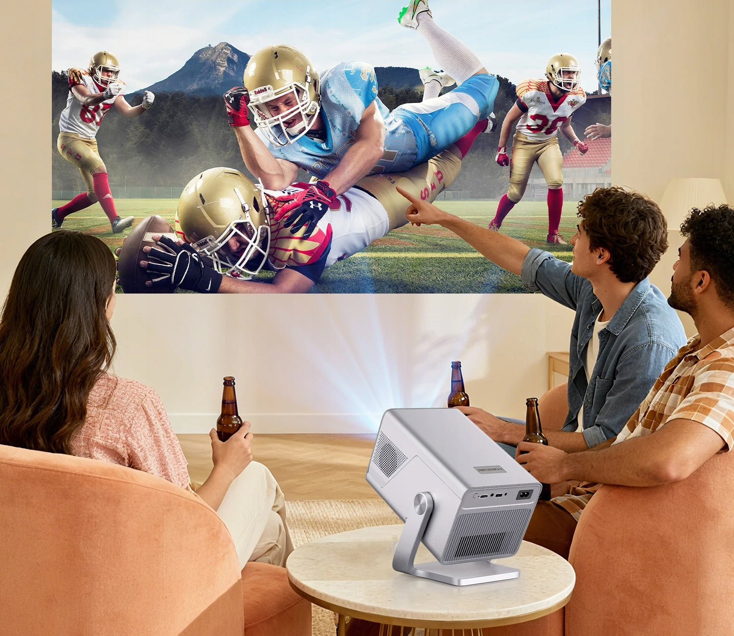 Projector Magcubic X7 8K Android TV 14 SMART BOX WiFi6 BT5.4 1000ANSI 1080P Manufacturer code Mini Projektor Przenośny Mobilny Obrotowy