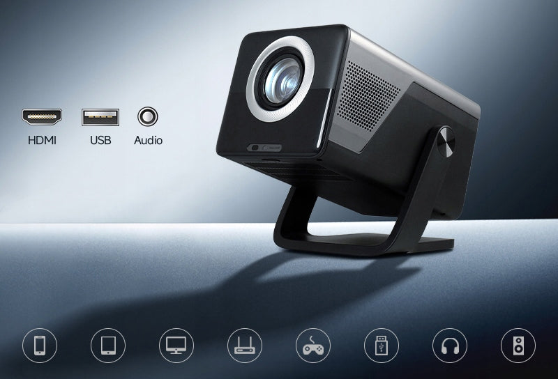 Projector PROJECTOR ANDROID 14 TV ROTATING PORTABLE VERY BRIGHT 800 ANSI Packaging status original