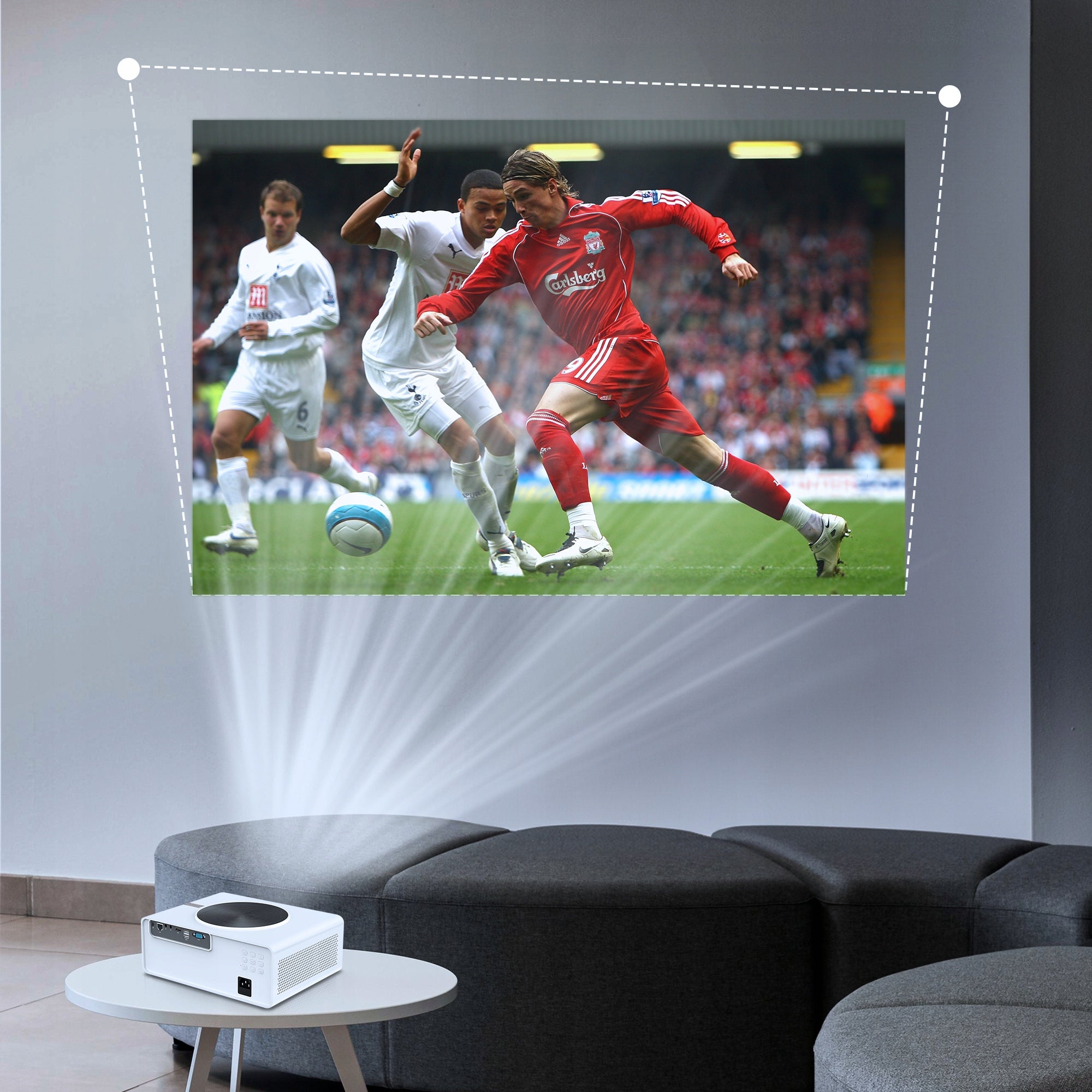 Projector PROJECTOR Extralink Smart Life 800ANSI Android FOR GARDEN FOR SUMMER Packaging status original