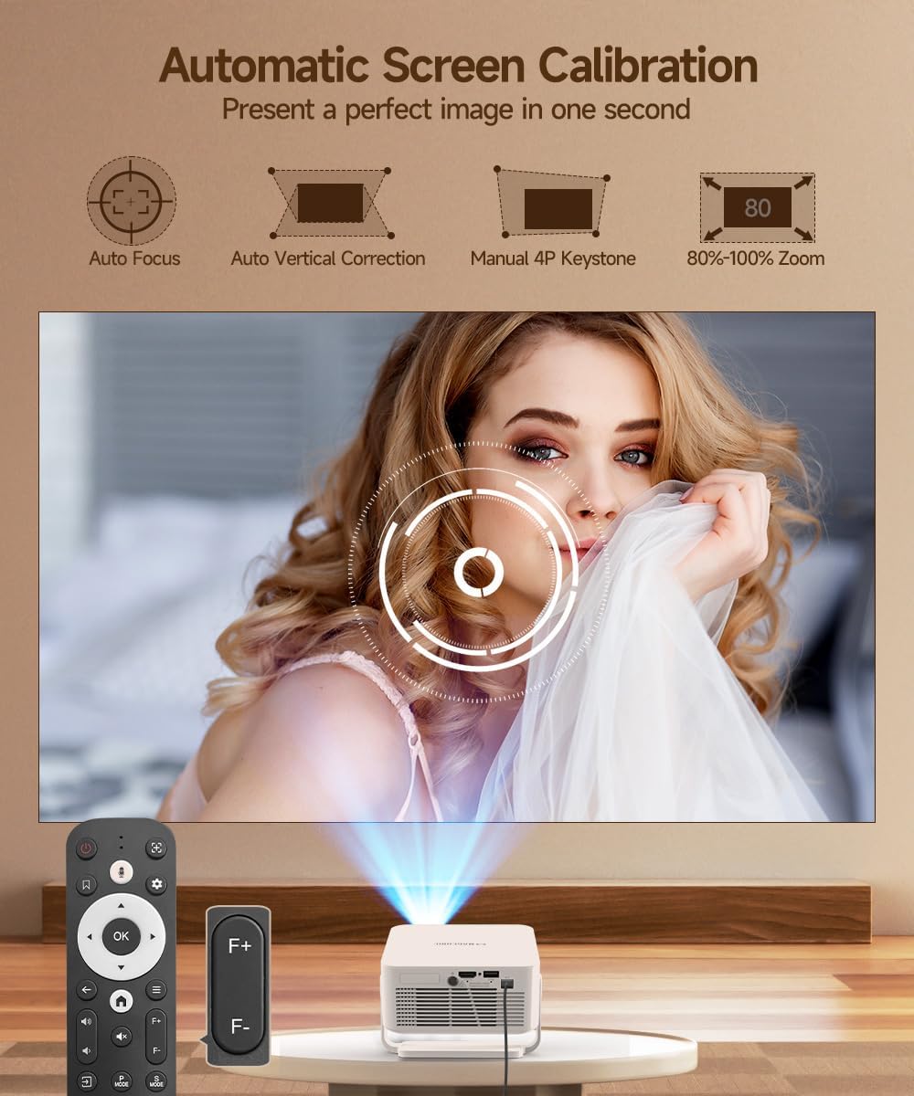 Projector PROJECTOR HY300GT for Home and Outdoor Theater, Autofocus Manufacturer code 0774882313168