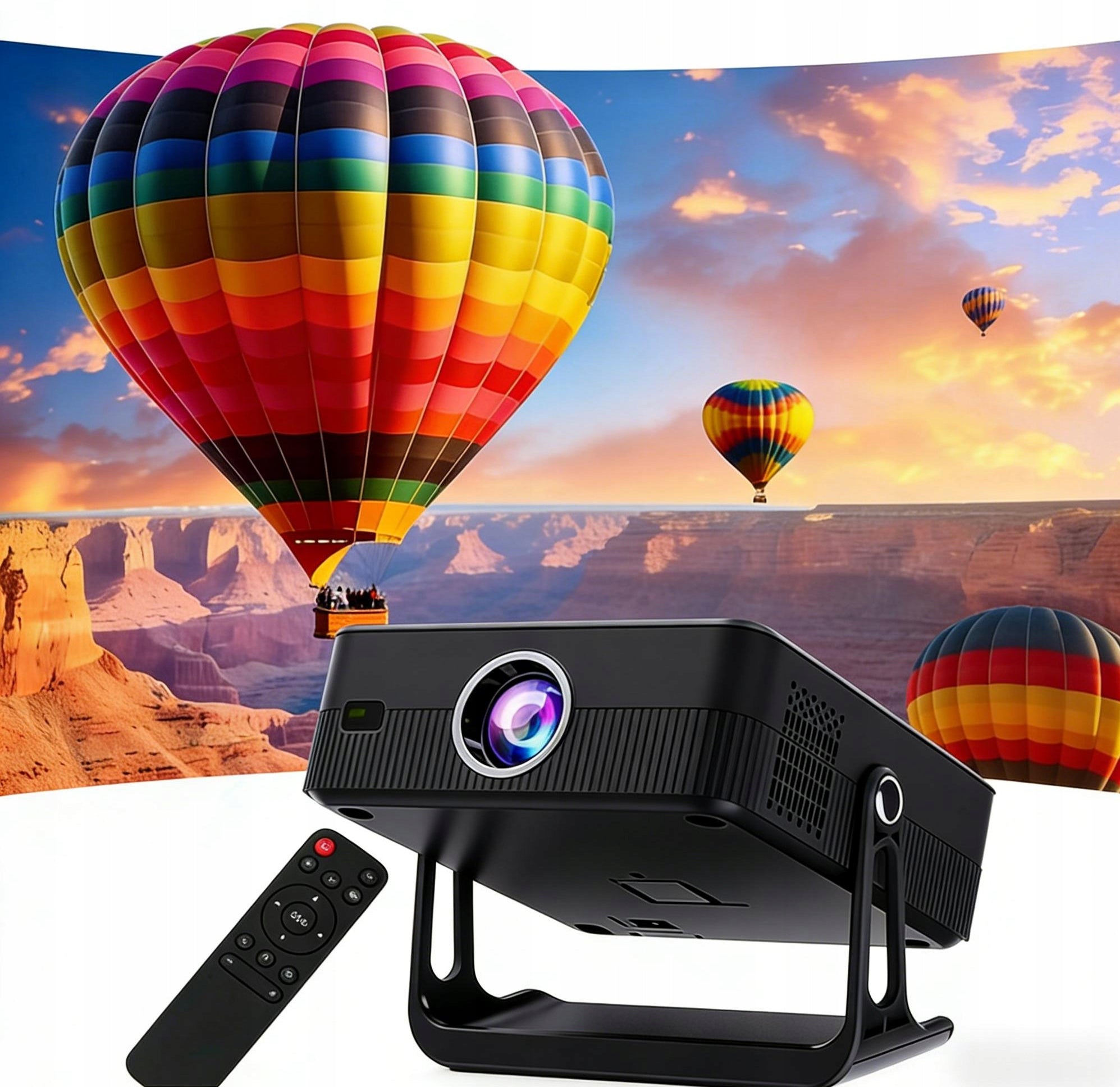 Projector Portable Android Smart Mini TV 4K LED Speaker WIFI