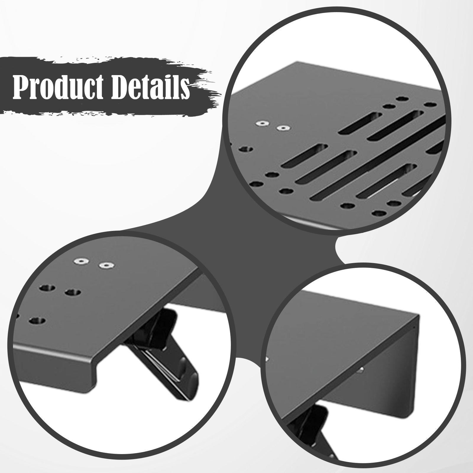 Projector Rack Wall Mount Adjustable Universal Floating Shelf Holder for Packaging status original