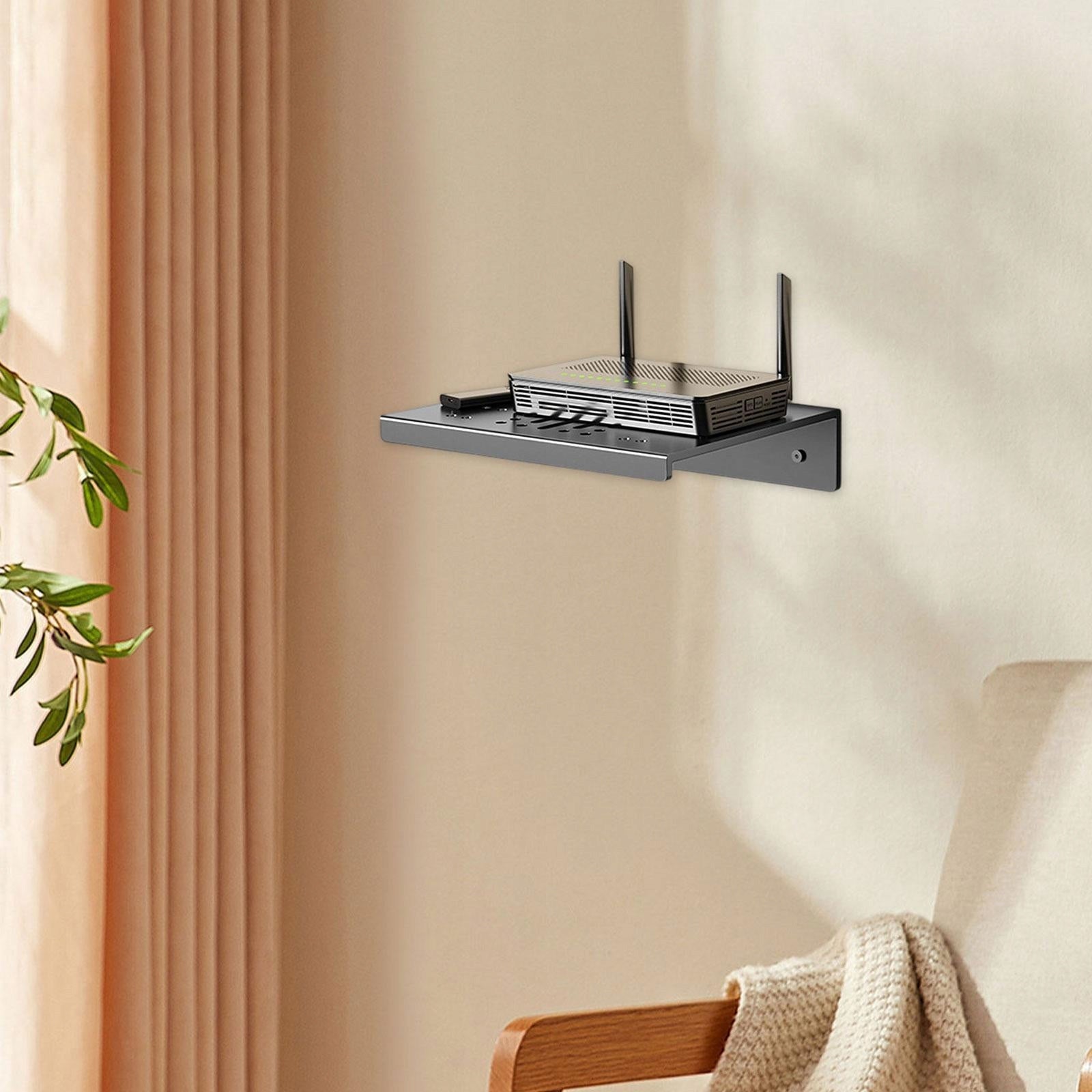 Projector Rack Wall Mount Holder,Universal Adjustable Floating Shelf for