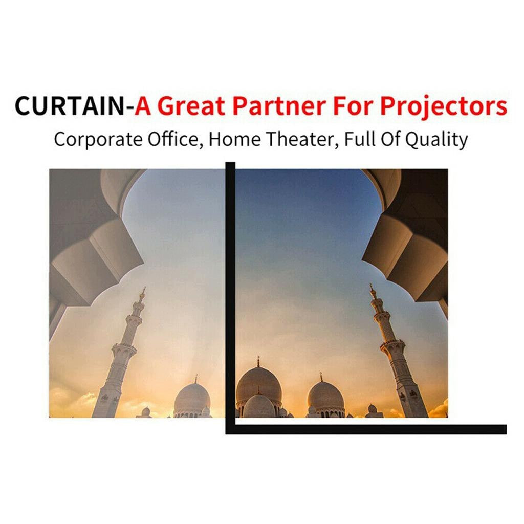Projector Screen, 16:9 & HD Foldable & Portable Anti Wrinkle 100 inch 4:3 Packaging status original