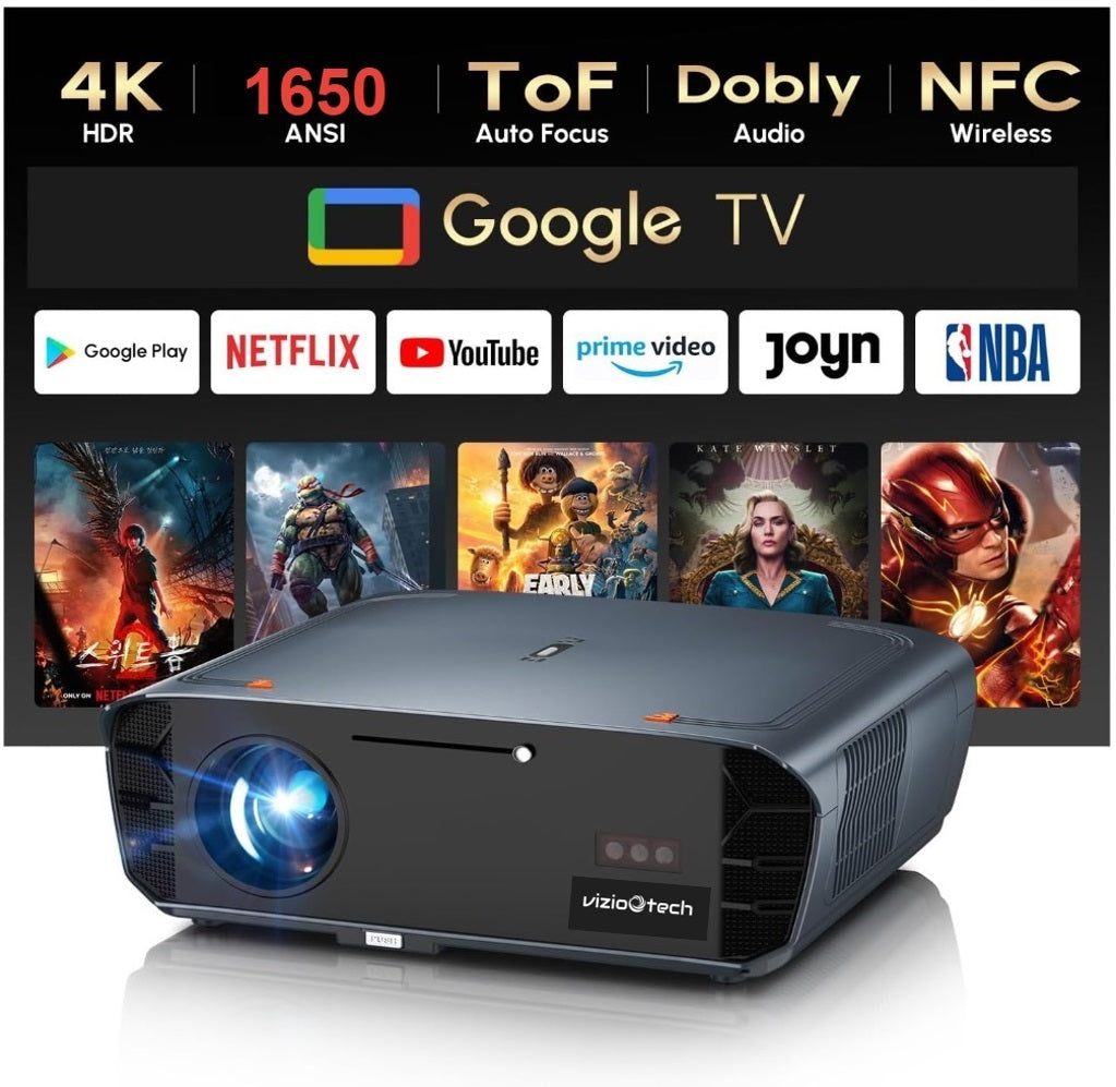 Projector VIZIO TECH A9G Ultra 1650Ansi GoogleTV FullHD 4K Dolby WIFI 6 BT