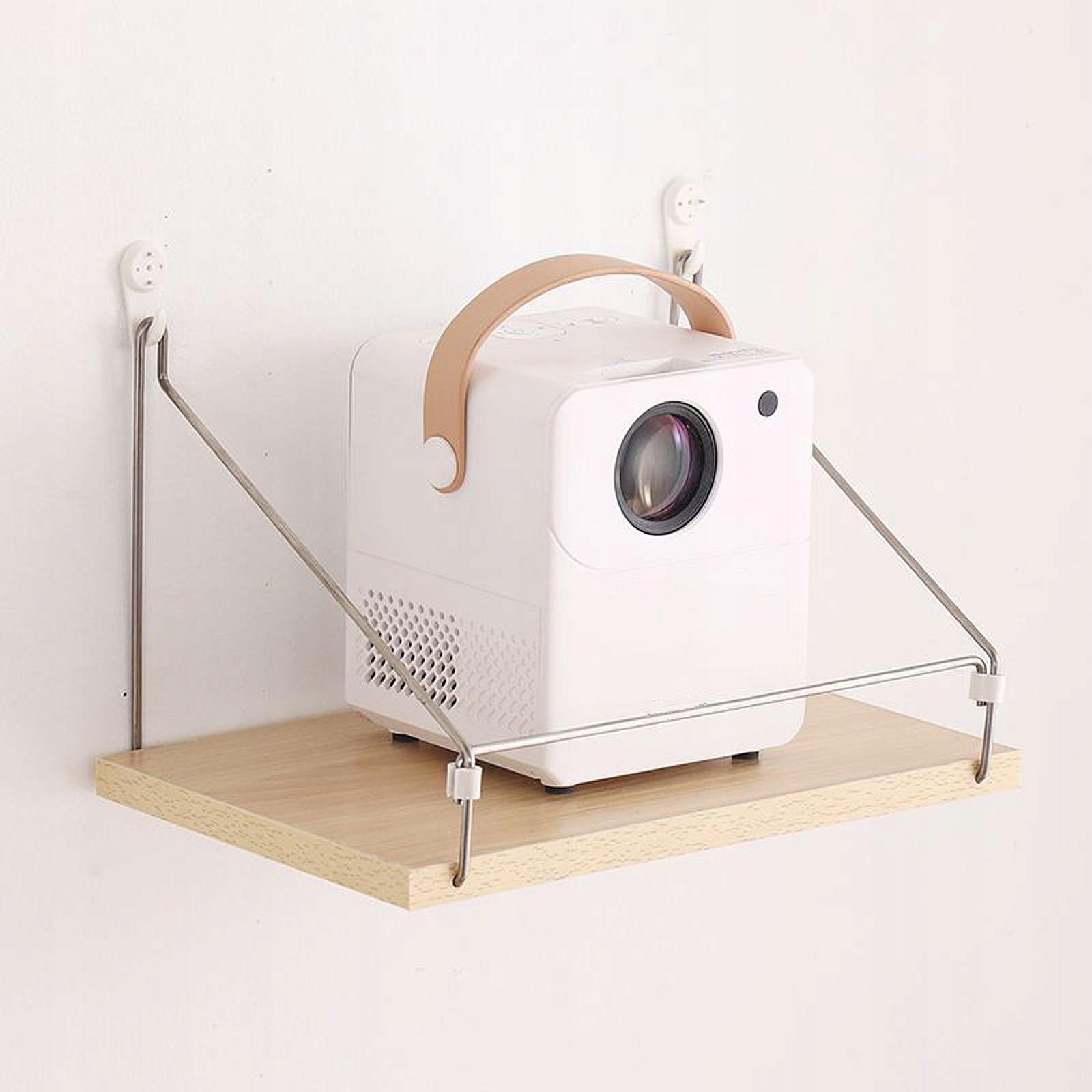 Projector Wall Mount, Floating Shelf, Projector Rack, Practical, Wooden
