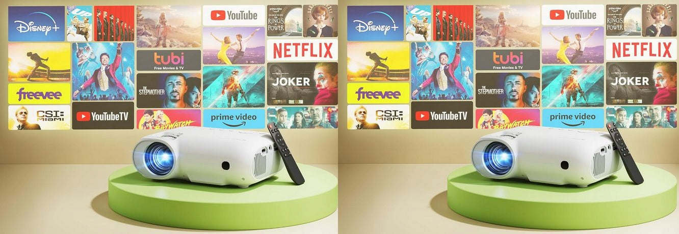 Projector YOTON Y9 WiFi Bluetooth 20000 Lumen 4K YouTube NETFLIX USB Manufacturer code Y9