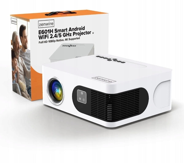 Projector Zenwire KPROE601H LED Full HD Android TV Wi-Fi Bluetooth Model Projektor Rzutnik Zenwire Android WiFi SMART E601H