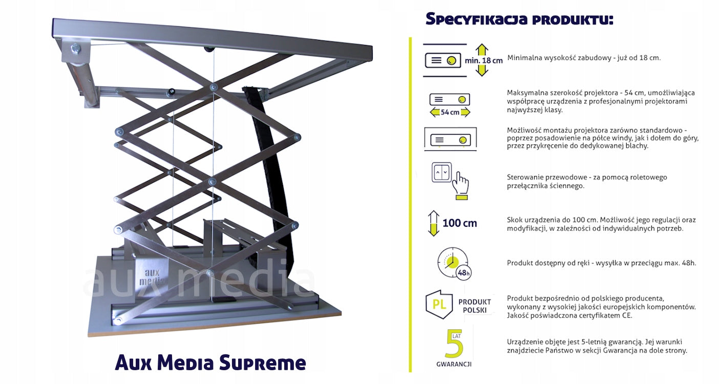 Projector lift | AUX MEDIA Supreme Brand Aux Media