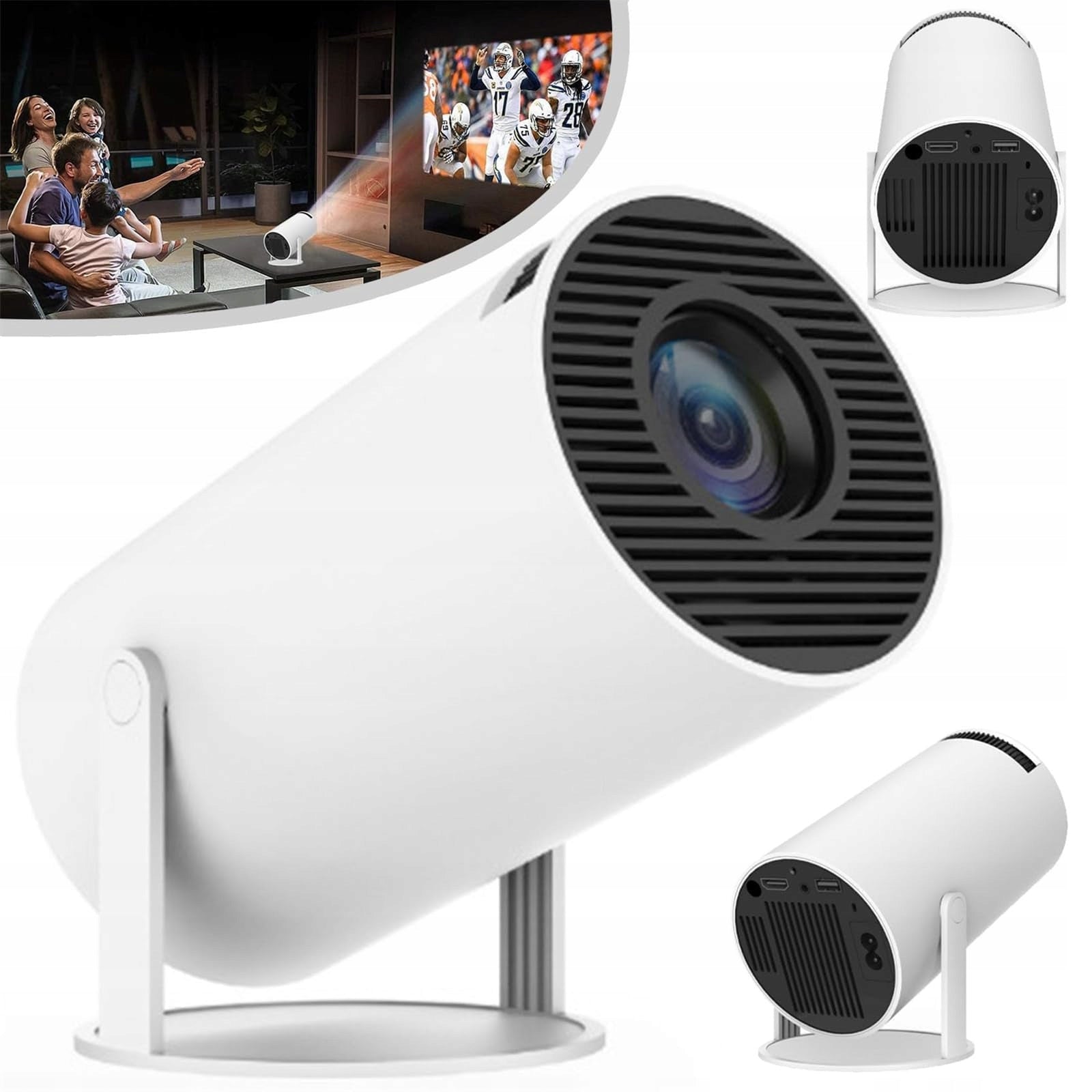 Projector projector multimedia Magcubic HY300 PRO white android tv Packaging status original