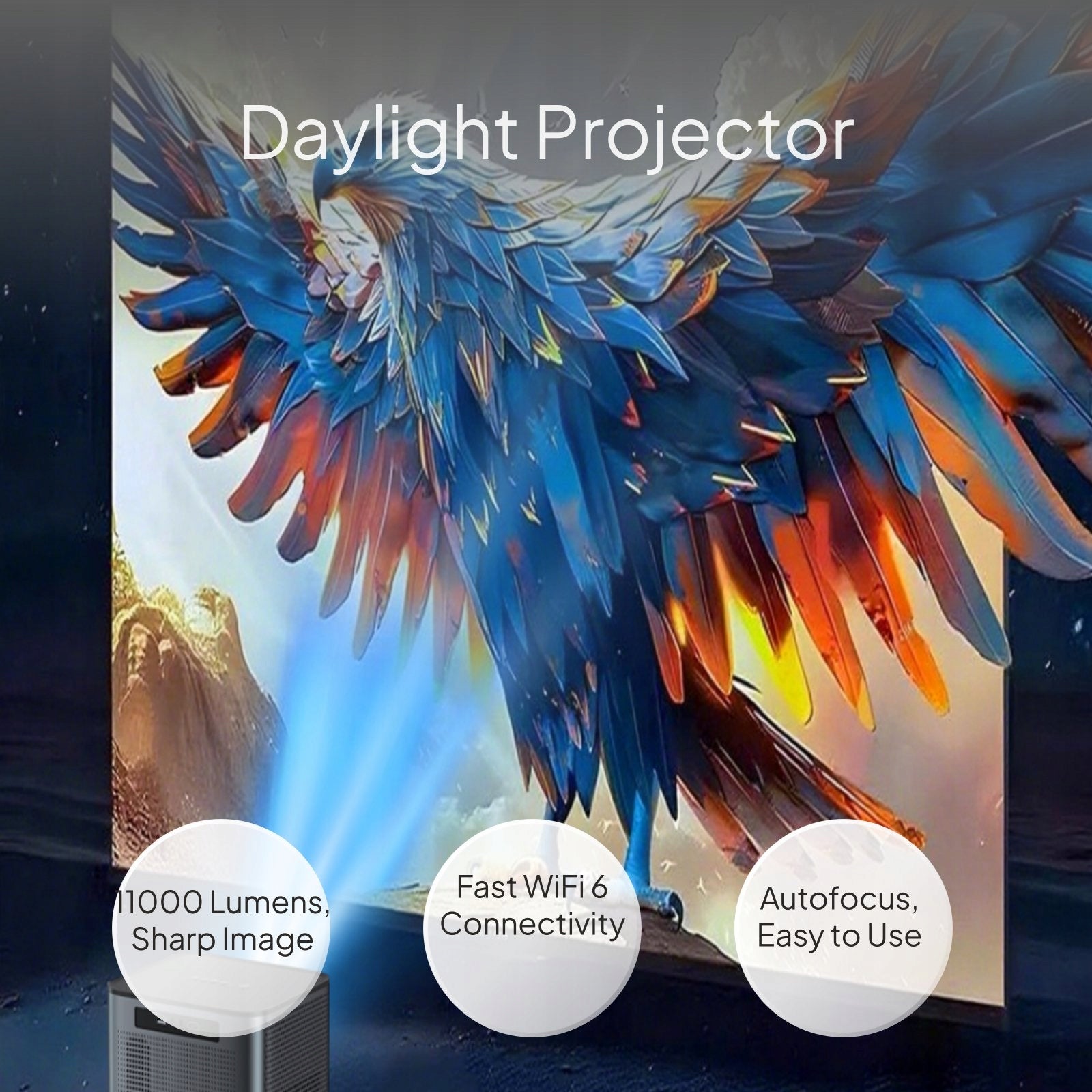 Projektor 1080P do kina domowego Model as described