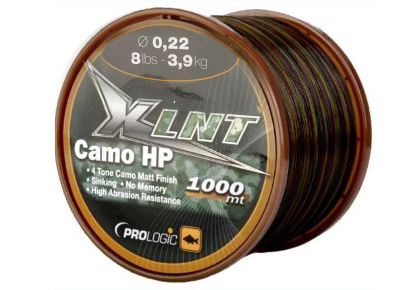 Linie Prologic XLNT HP 1000 m 10 lbs 4,8 kg 0,25 mm Camo (44690) 