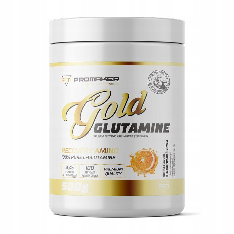 Promaker Glutamine L-glutamine TASTELESS 500g Natural TASTE Expiration date not specified