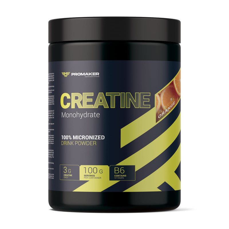 Promaker Monohydrate 300g ORANGE Creatine Powder Regeneration Strength