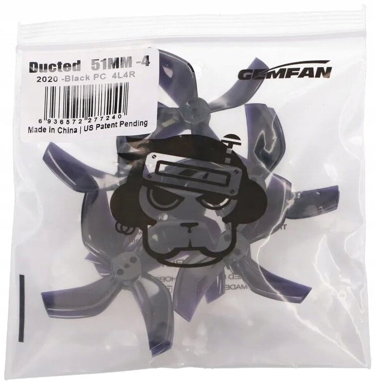 Propellers BETAFPV Gemfan 2020 4-Blade Black Batteries included no