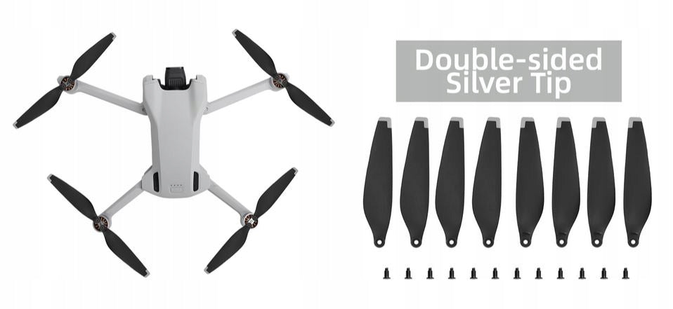 Propellers For DJI MINI 3 6030F SILVER 8 PCS. Brand Sunnylife