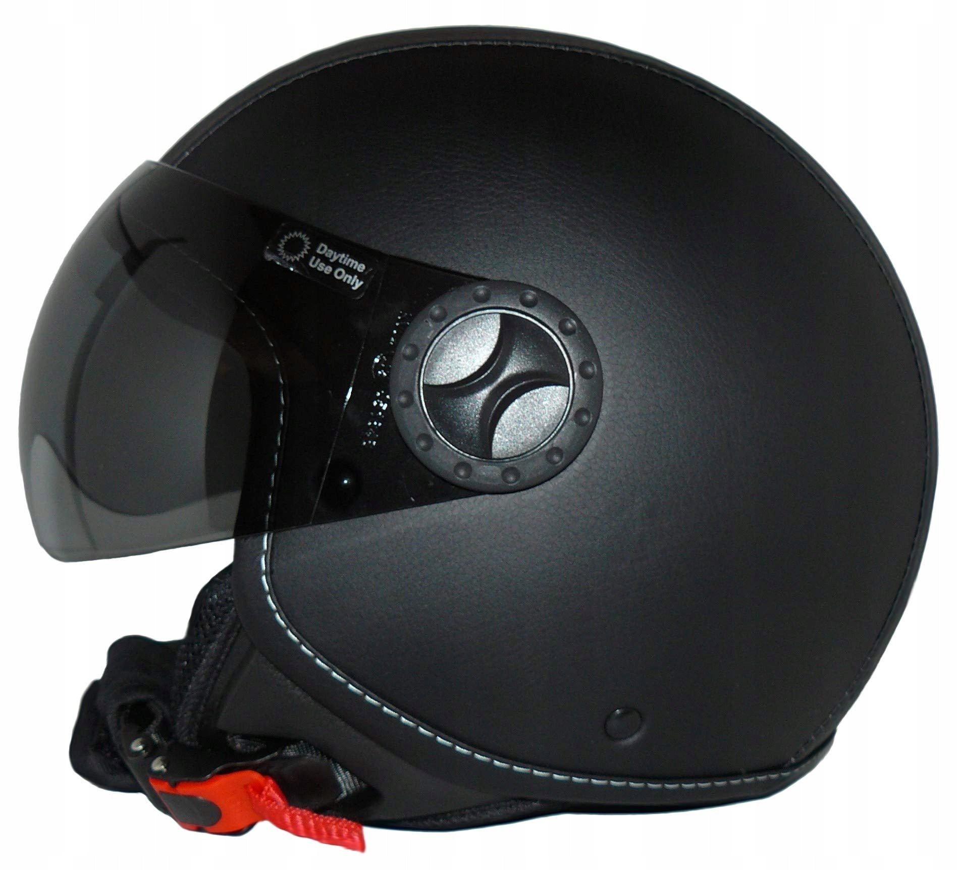 Protect WEAR Jet Motorcycle Helmet, Leather SIZE L Manufacturer protectWEAR