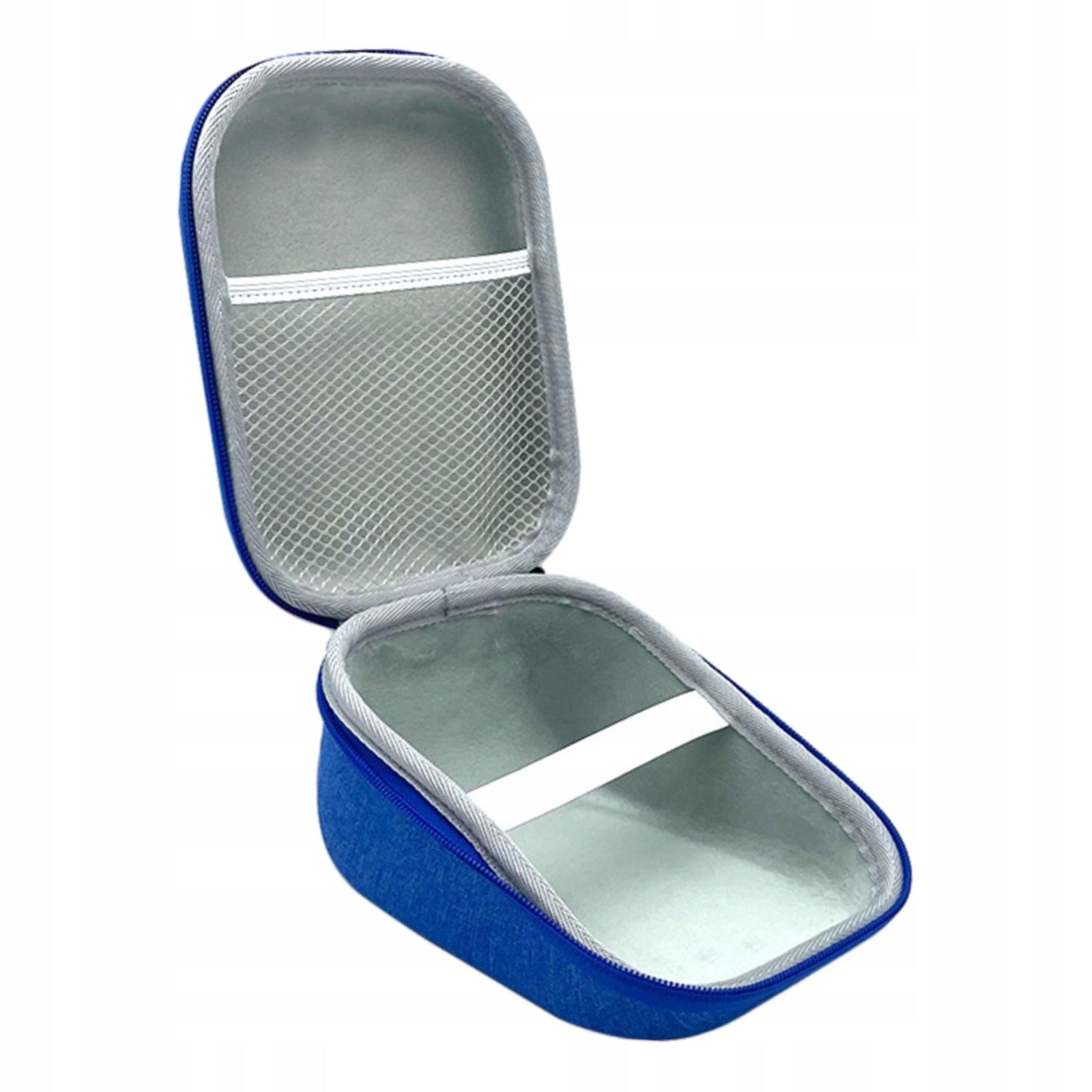 Protective Case for Blood Pressure Monitor, EVA Storage Bag, Hard Blue
