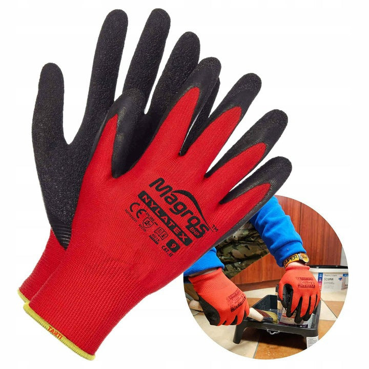 Protective Gloves Work Gloves Durable BHP LATEX r.9-L op.10 PAR Packaging status original