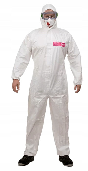 Protective JUMPSUIT PAINTING CHEMICAL asbestos WOOL TYPE 5/6 S Manufacturer code KOMBINEZON ochronny MALARSKI lakierniczy