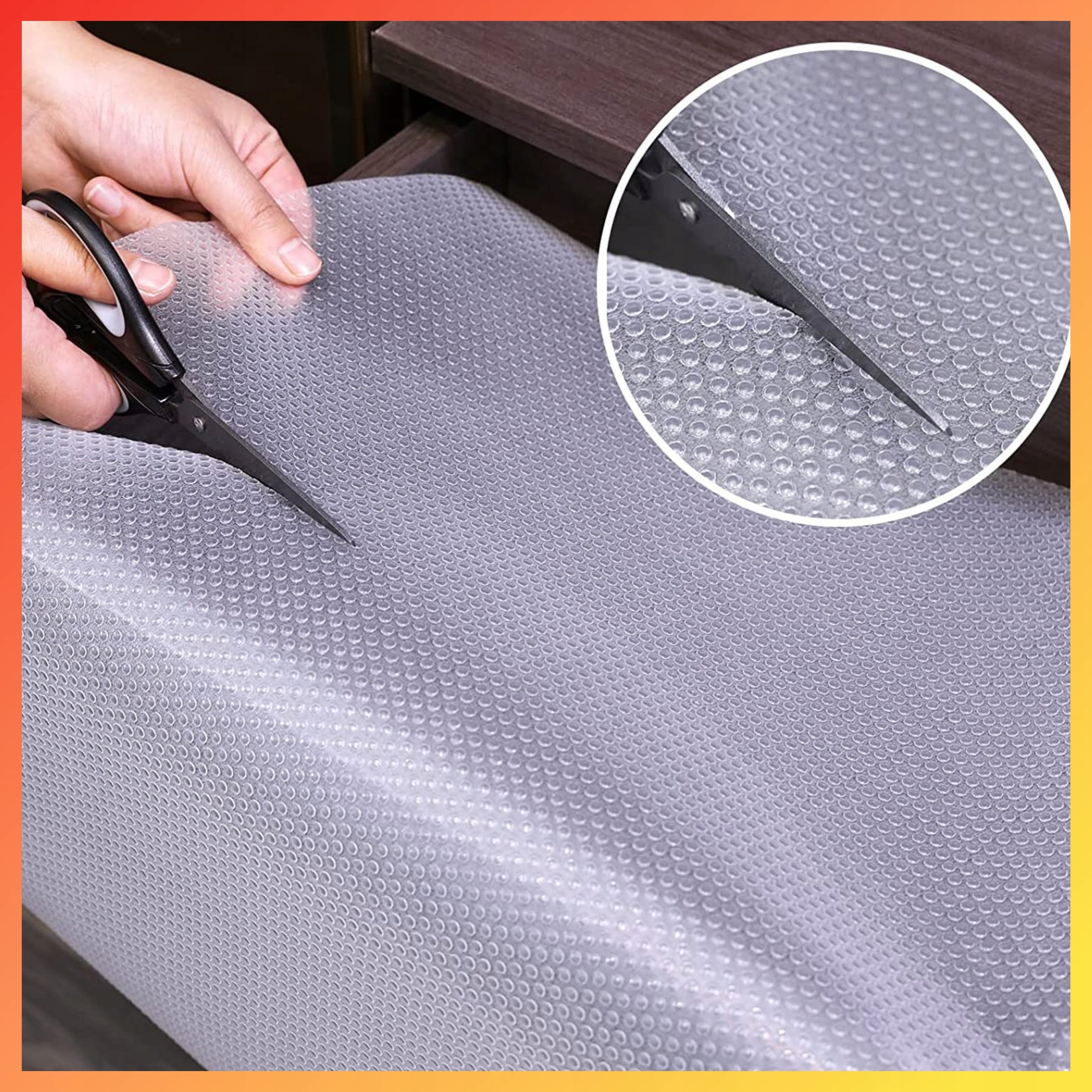 Protective Mat for Drawers Cabinets Non-Slip Stain Resistant 300x50 cm Length 300 cm