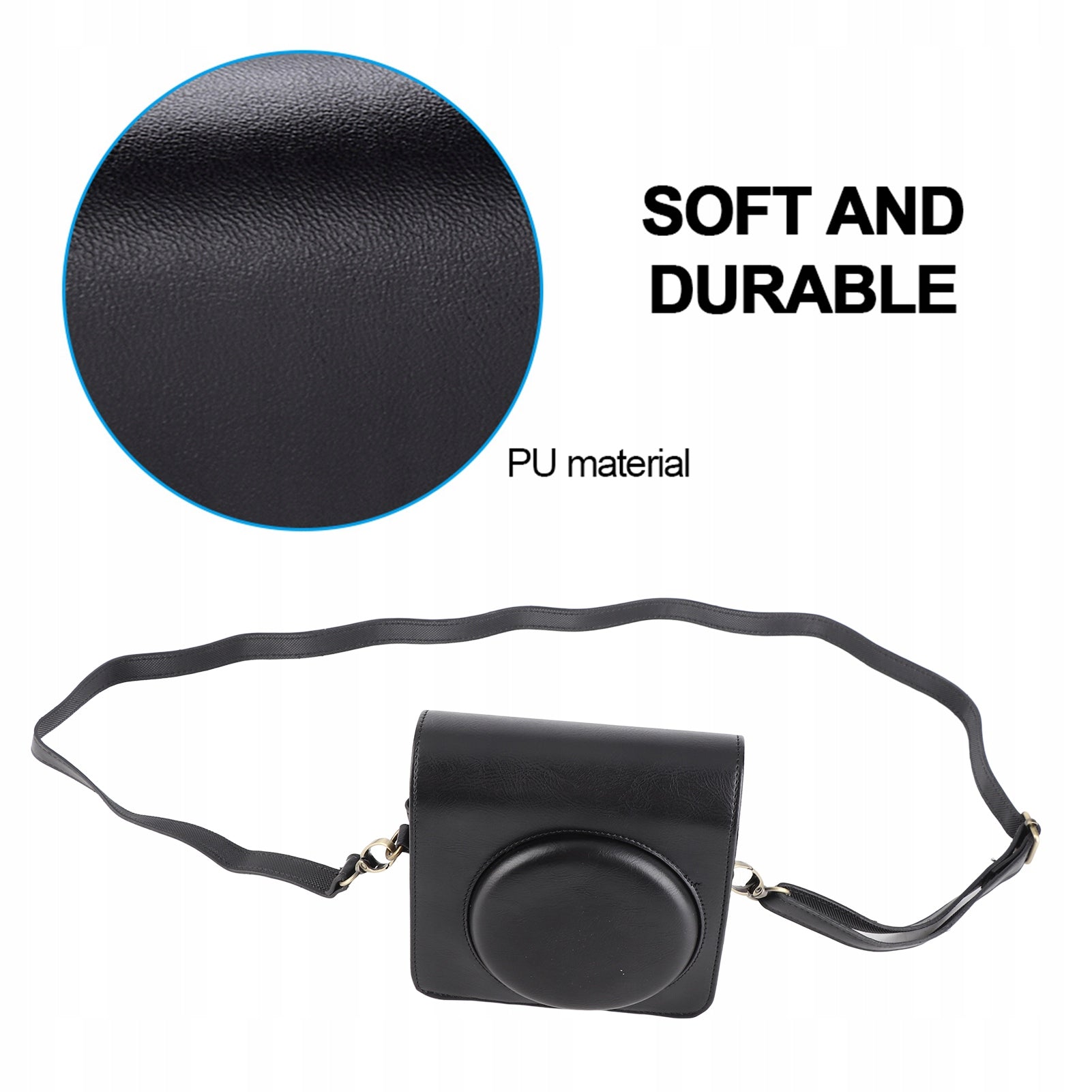 Protective PU Leather Camera Bag with Strap for SQ6 F5 Camera