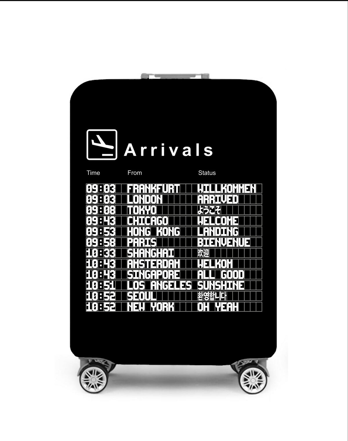 Protective SUITCASE COVER size L Arrivals