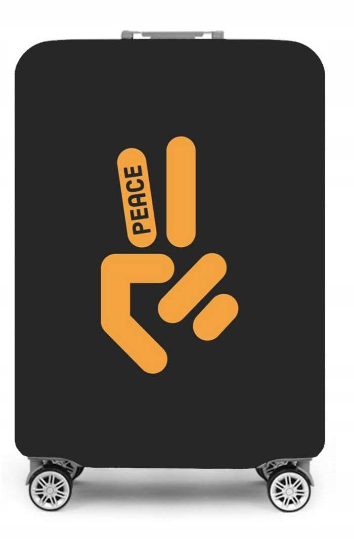 Protective SUITCASE COVER size M PEACE