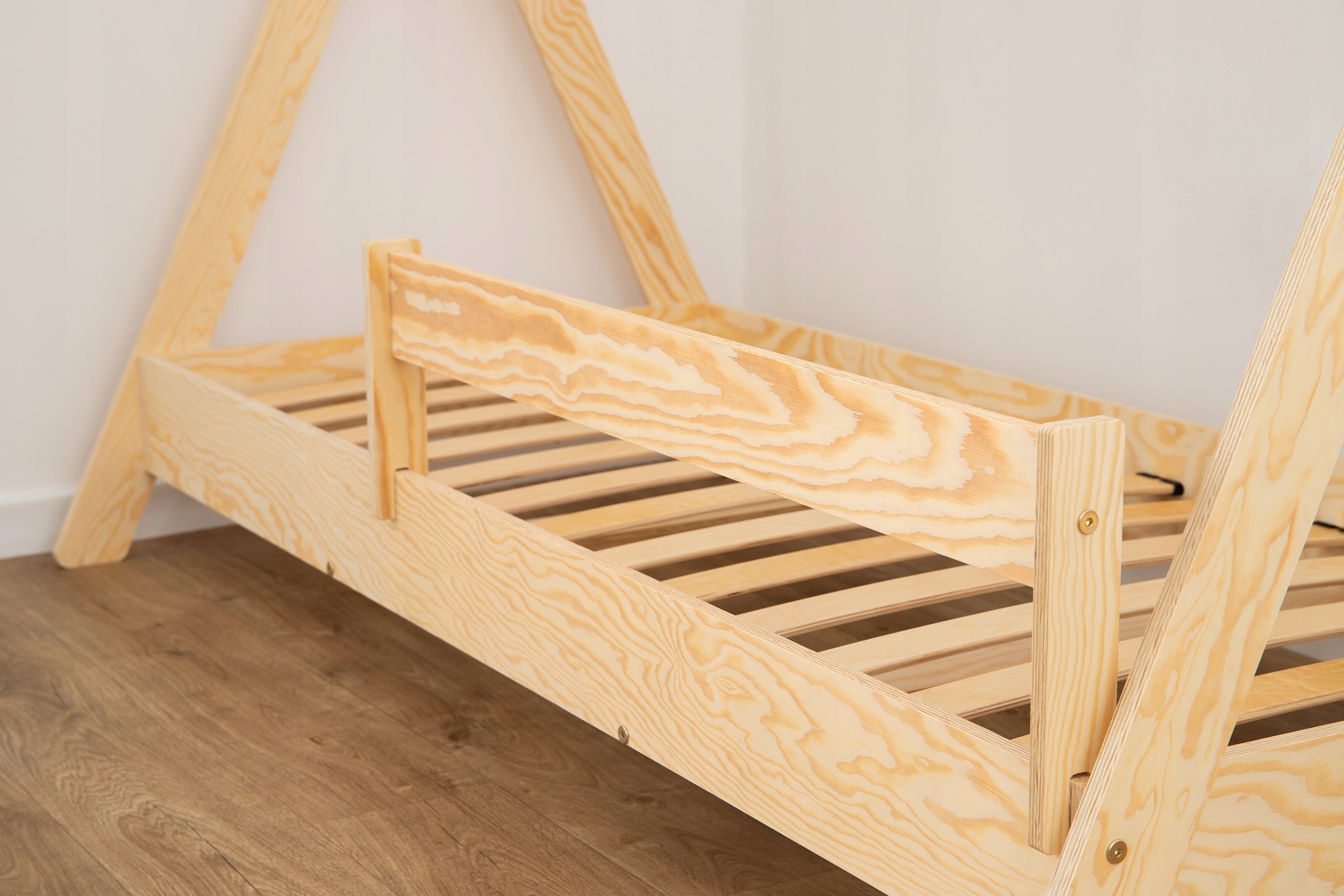 Protective barrier for beds - BR 90cm - WOODEN Color other