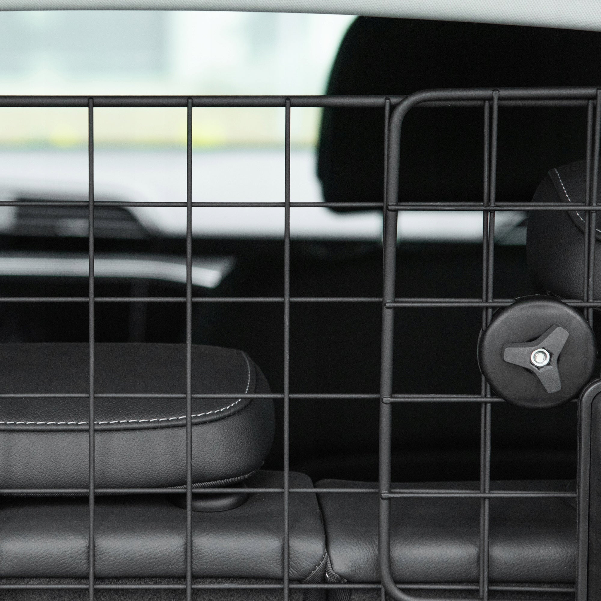 Protective car grille for dog PawHut adjustable 120x40,5 cm Kind playpen