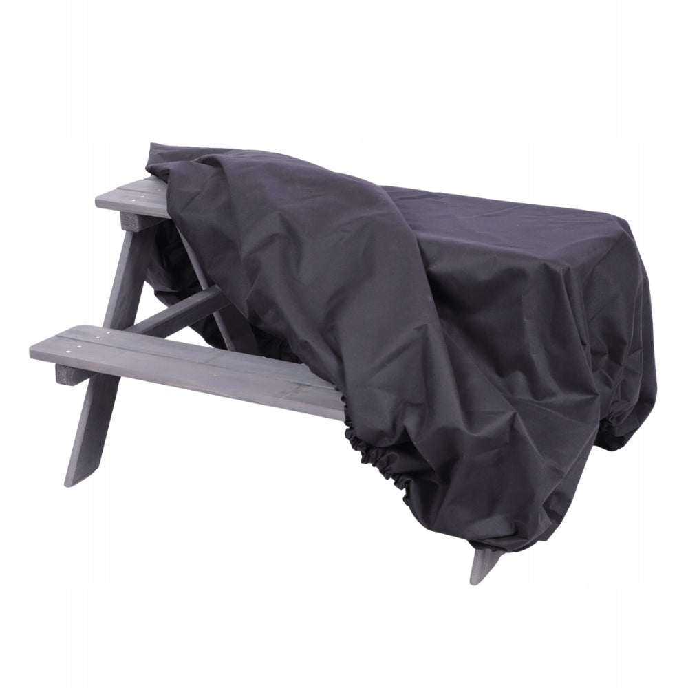 Protective cover for bench BLACK WATERPROOF with elastic band 50x91x90 Product width 91 cm