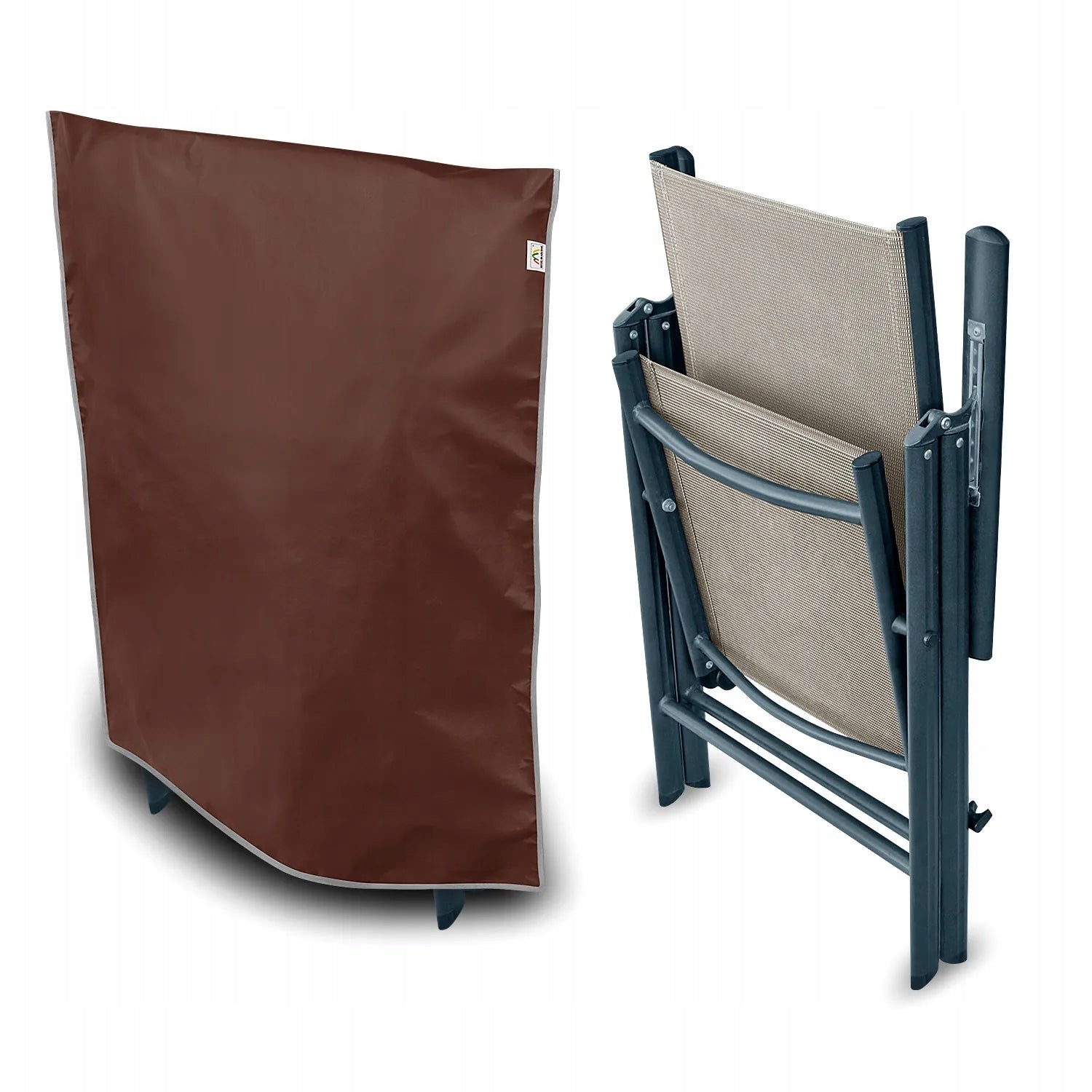Protective cover for folding garden chair