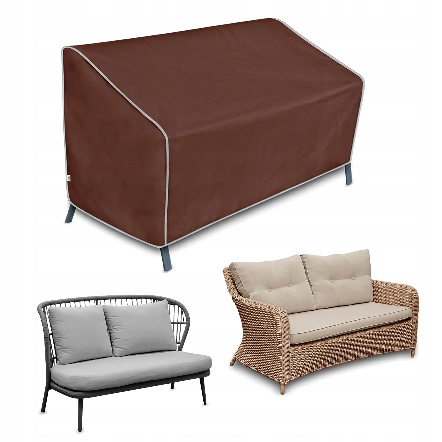 Protective cover for garden sofa Length 145 cm