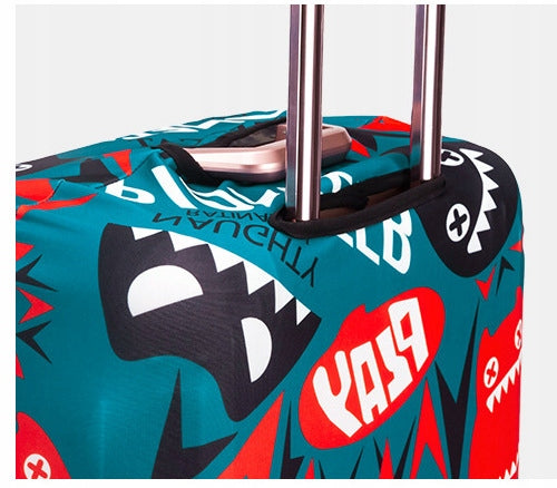 Protective cover for suitcase size medium M 63x42x26 elastic blue str Manufacturer code 6938828006819