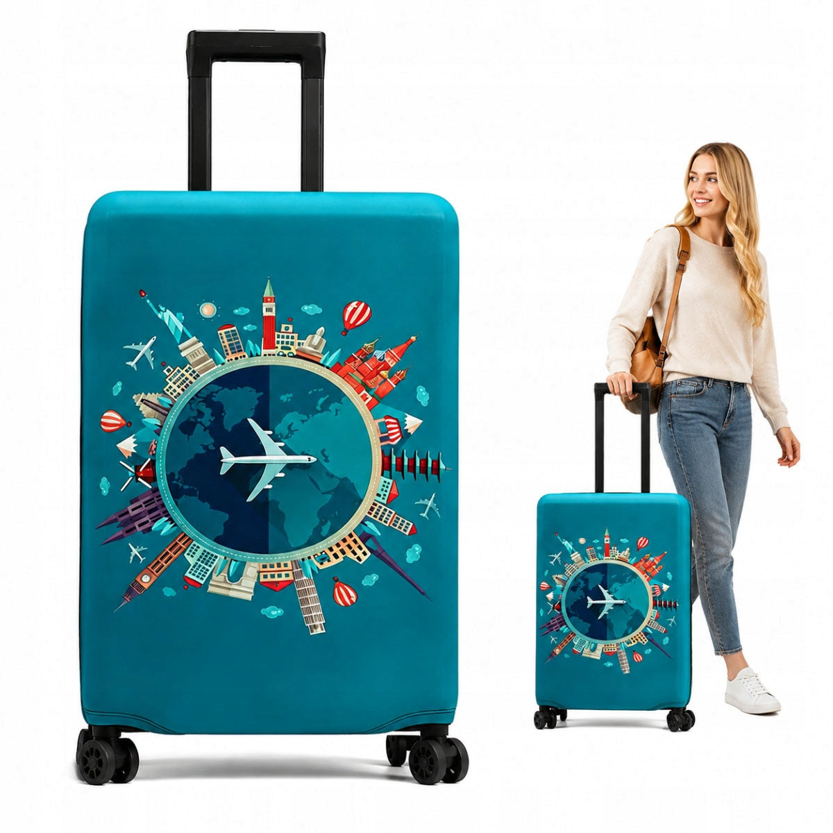 Protective cover for travel case Pouch size L 80x54x33cm