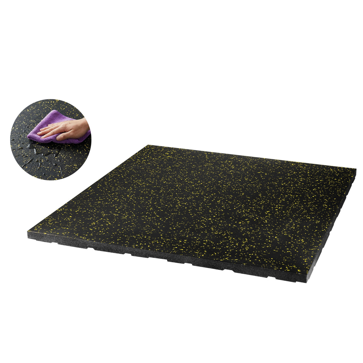 Protective floor rubber SBR EPDM weight mat 35mm 100x100 cm HMS