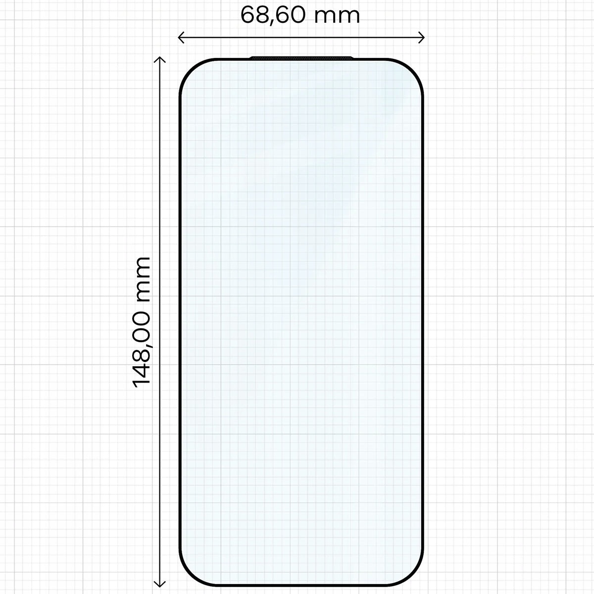 Protective glass with applicator Bizon for Xiaomi 17, fast, 2 sets Packaging status original
