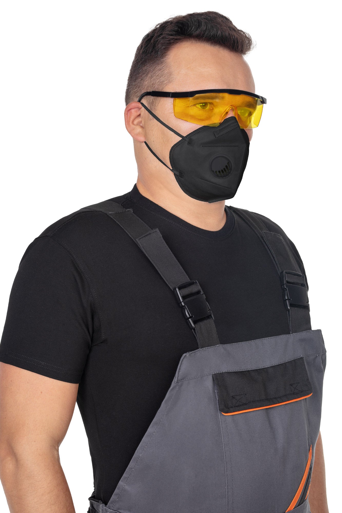 Protective mask FFP3 with breathing valve black 10 pieces PL Manufacturer code OP3LZ