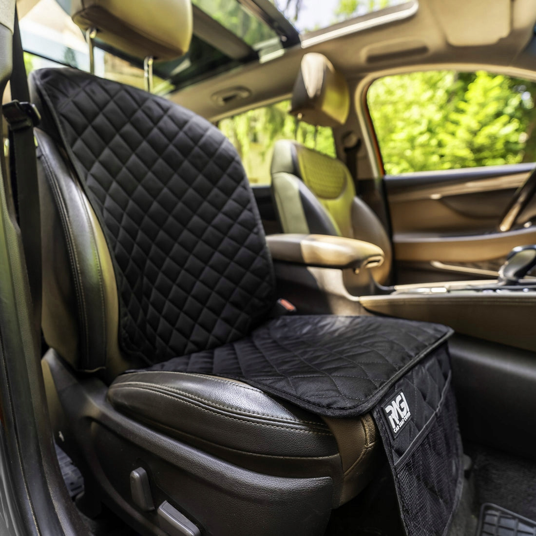 Protective mat for car seat cover pockets 2in1 Packaging status original
